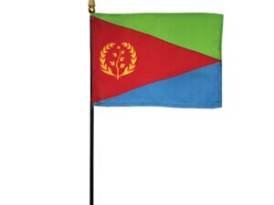Eritrea Desk Flag, 4″ X 6″