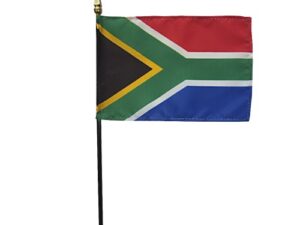 South Africa Desk Flag, 4″ X 6″