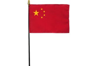 China Desk Flag, 4″ X 6″