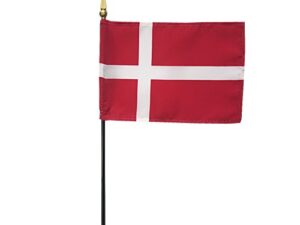 Denmark Desk Flag, 4″ X 6″