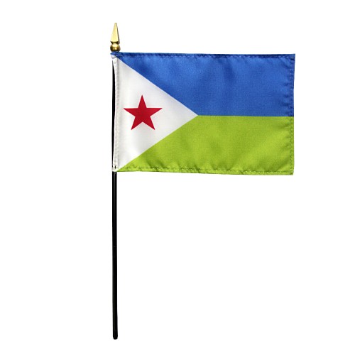 Djibouti Desk Flag