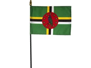 Dominica Desk Flag, 4″ X 6″