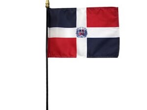 Dominican Republic Desk Flag, 4″ X 6″