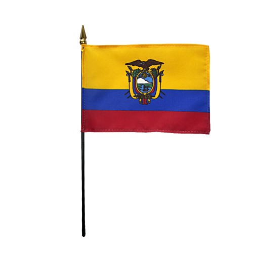 Ecuador Desk Flag