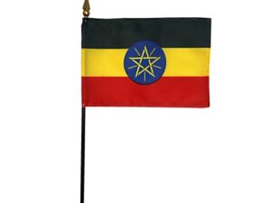 Ethiopia Desk Flag, 4″ X 6″
