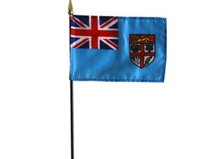 Fiji Desk Flag, 4″ X 6″