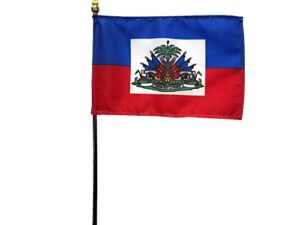 Haiti Desk Flag, 4″ X 6″