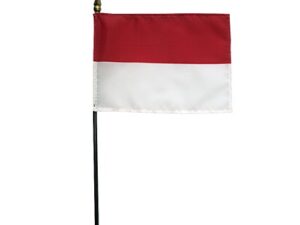 Indonesia Desk Flag, 4″ X 6″