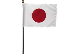 Japan Desk Flag, 4″ X 6″