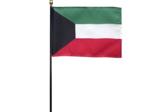 Kuwait Desk Flag, 4″ X 6″