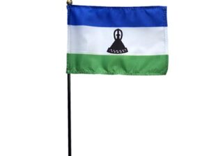 Lesotho Desk Flag, 4″ X 6″