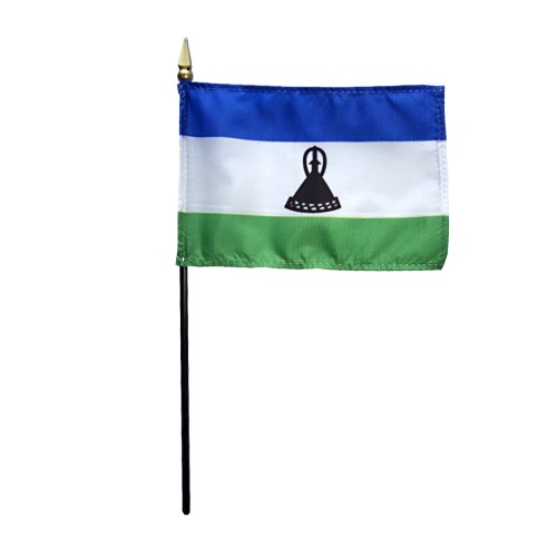Lesotho Desk Flag