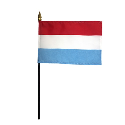 Luxembourg Desk Flag
