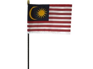 Malaysia Desk Flag, 4″ X 6″