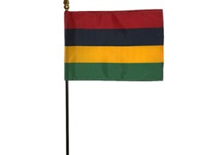 Mauritius Desk Flag, 4″ X 6″