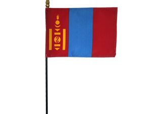 Mongolia Desk Flag, 4″ X 6″