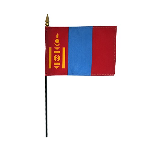 Mongolia Desk Flag