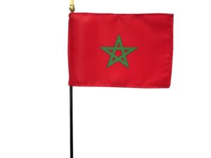 Morocco Desk Flag, 4″ X 6″