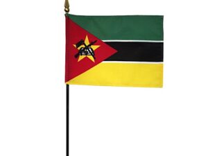 Mozambique Desk Flag, 4″ X 6″