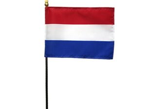 Netherlands Desk Flag, 4″ X 6″