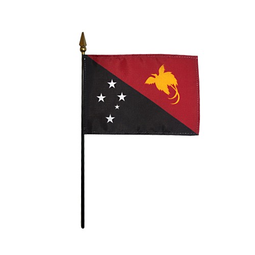 Papua New Guinea Desk Flag