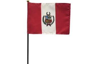 Peru Desk Flag, 4″ X 6″