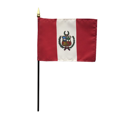 Peru Desk Flag