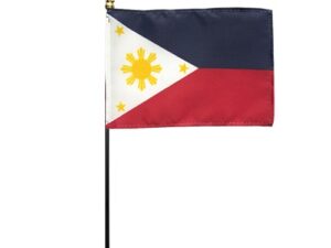 Philippines Desk Flag, 4″ X 6″