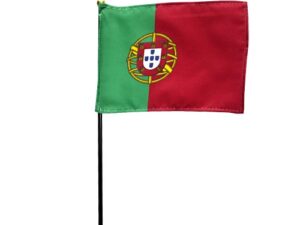 Portugal Desk Flag, 4″ X 6″