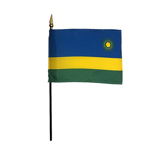 Rwanda Desk Flag