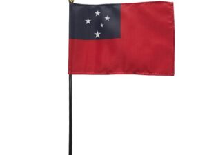 Western Samoa Desk Flag, 4″ X 6″