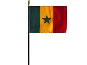 Senegal Desk Flag, 4″ X 6″