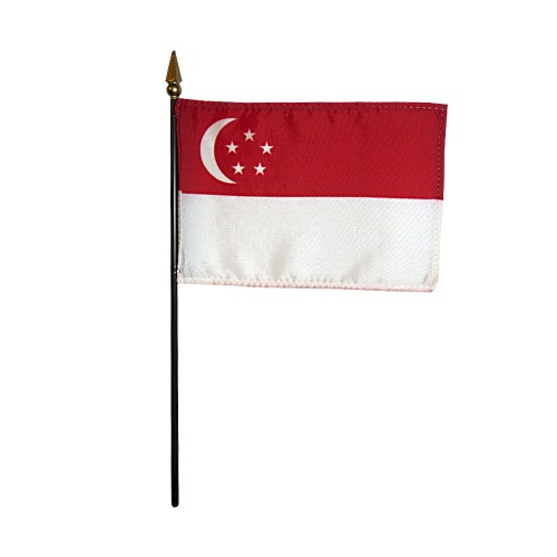 Singapore Desk Flag