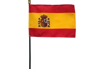 Spain Desk Flag, 4″ X 6″