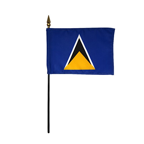 Saint Lucia Desk Flag