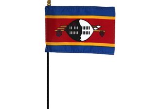 Swaziland Desk Flag, 4″ X 6″