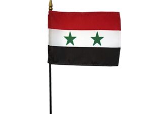 Syria Desk Flag, 4″ X 6″