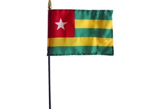 Togo Desk Flag, 4″ X 6″