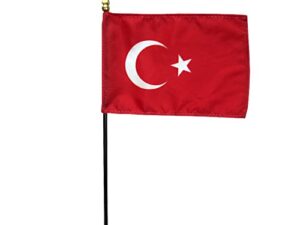 Turkey Desk Flag, 4″ X 6″