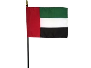 United Arab Emirates Desk Flag, 4″ X 6″