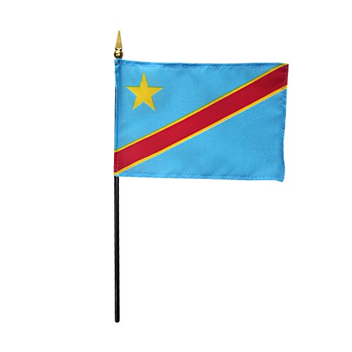 Democratic Republic Congo Desk Flag