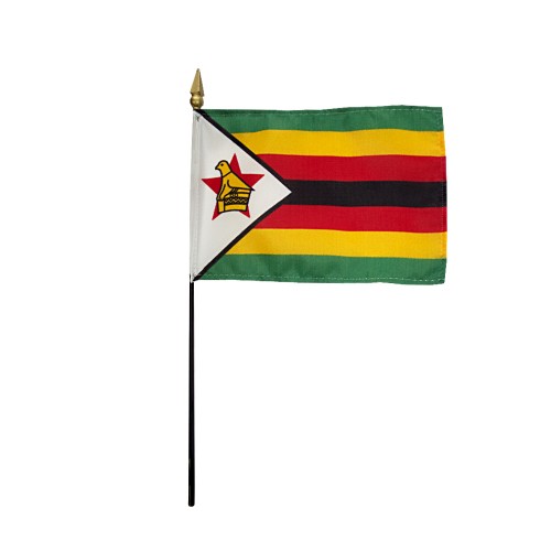 Zimbabwe Desk Flag