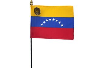 Venezuela Desk Flag, 4″ X 6″