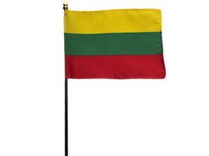 Lithuania Desk Flag, 4″ X 6″