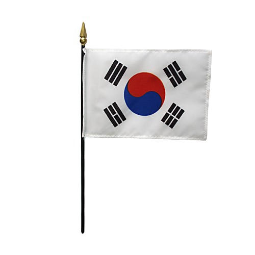 South Korea Desk Flag