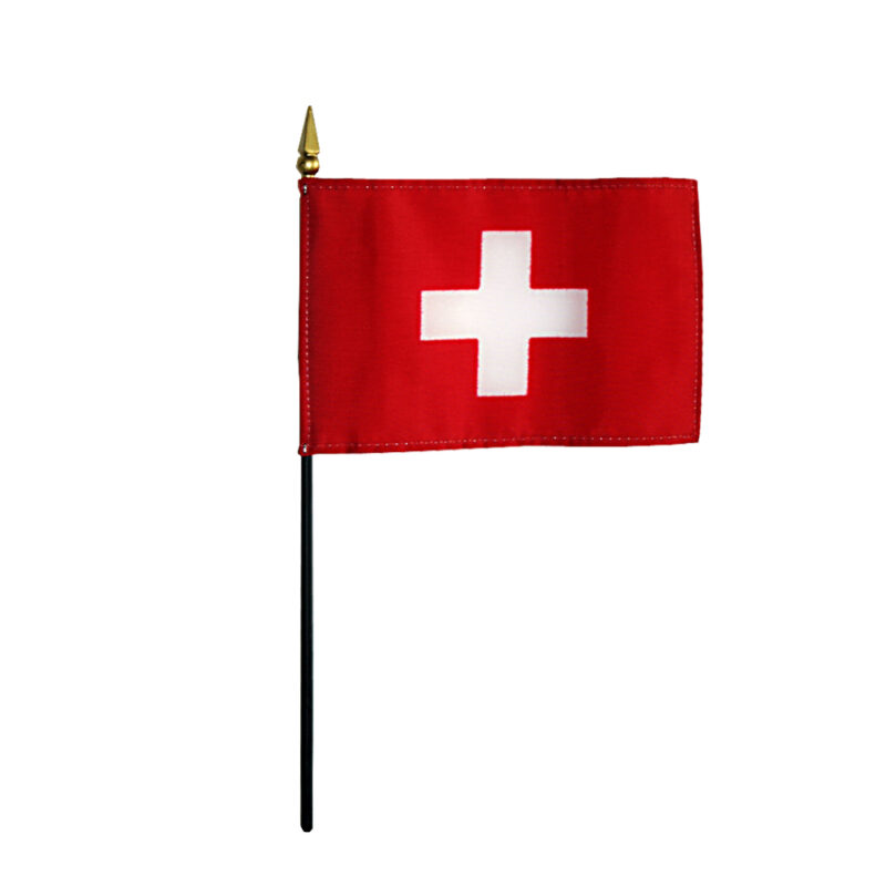 Switzerland Desk Flag
