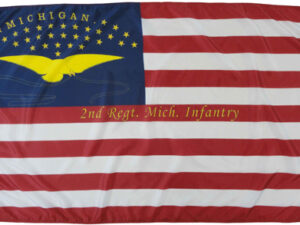 2nd Michigan Infantry Regiment, Nylon 3′ X 5′