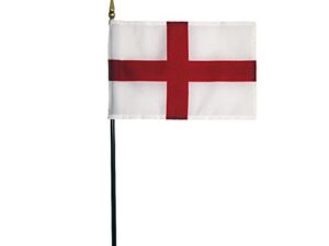 England Desk Flag, 4″ X 6″