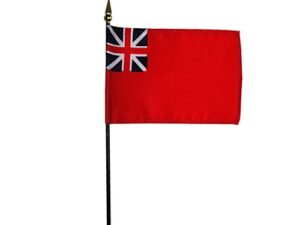 British Red Ensign Desk Flag, 4″ X 6″