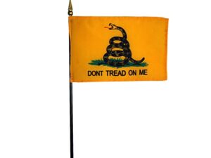 Gadsden Desk Flag, 4″ X 6″